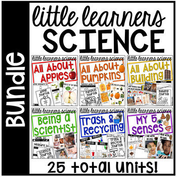 Preview of Little Learners Science BUNDLE (for preschool, pre-k, and kinder)