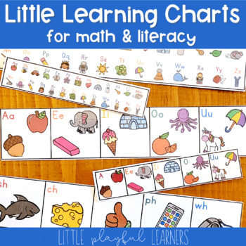 Preview of Little Learning Charts for Math & Literacy
