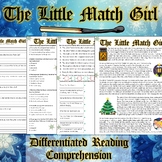 Little Match Girl Reading Worksheets Christmas Story