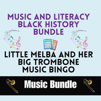 Preview of Little Melba and Her Big Trombone, Black History BUNDLE, Elementary Music