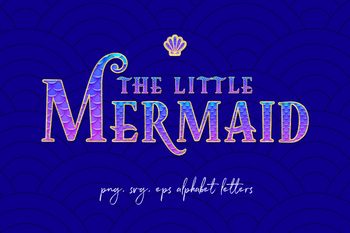 the little mermaid font