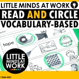 Little Minds at Work® SOR Decoding Read & Circle Sheets WI