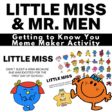 Little Miss Back to School Get to Know You Activity for th
