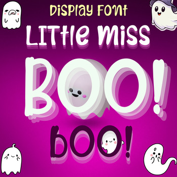 Preview of Little Miss Boo Font