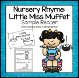 Little Miss Muffet Emergent Reader Nursery Rhyme