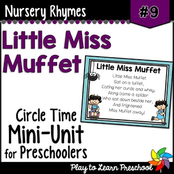 Preview of Little Miss Muffet Nursery Rhyme