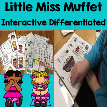 Preview of Little Miss Muffet  Nursery Rhyme Printable and Activities