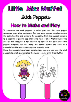 Little Misses Nursery Rhyme Crochet Pattern Book 13 Dolls Bo Peep & Miss  Muffet