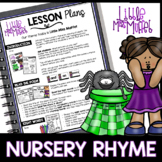 Little Miss Muffet Nursery Rhymes - Kindergarten Unit with