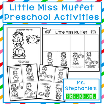 Little Miss Muffet Preschool Activities by Ms Stephanies Preschool