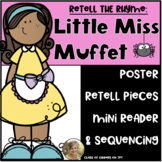 Little Miss Muffet Reading, Retelling, Rhyming & Poetry Ac