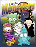 Little Monsters Clip Art Pack for Halloween Based Activities