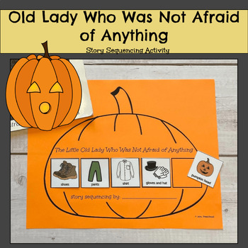 Preview of Little Old Lady Who Was Not Afraid of Anything | Retelling