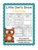 Little Owl's Snow No-Prep Book Study for Preschool, Kinder