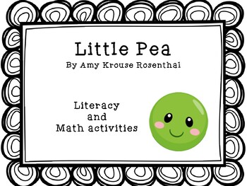 Preview of Little Pea Literacy and Math activities