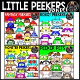 Little Peekers Clip Art Bundle {Educlips Clipart}