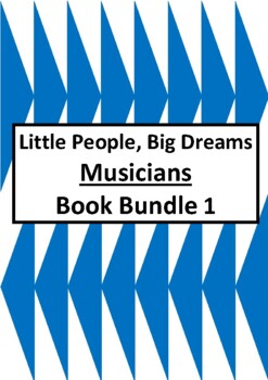Preview of Little People, Big Dreams - Musicians Book Bundle by Maria Isabel Sanchez Vegara