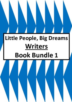 Preview of Little People, Big Dreams - Writers Book Bundle 1 by Maria Isabel Sanchez Vegara
