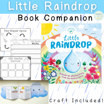 Preview of Little Raindrop Book Companion | The Water Cycle