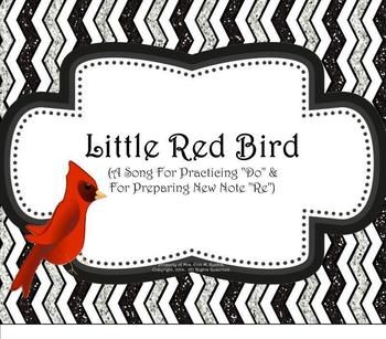Preview of Little Red Bird: Practicing "Do" & Preparing "Re" - SMARTBOARD/NOTEBOOK EDITION