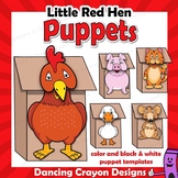 Little Red Hen Craft Activity | Printable Paper Bag Puppets