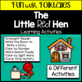 Little Red Hen Activities and Emergent Reader Folktales