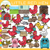 Little Red Hen Fable Story Clip Art