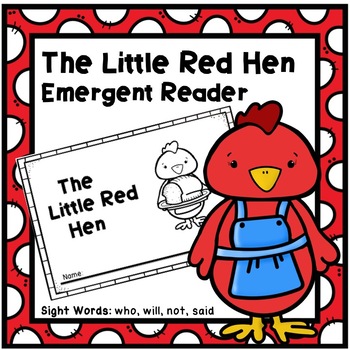 Preview of Little Red Hen Emergent Reader