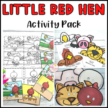 Preview of Little Red Hen Literacy Activities Fairy Tale