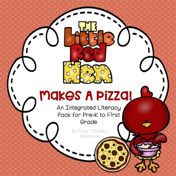 Preview of Little Red Hen Makes A Pizza - literacy pack