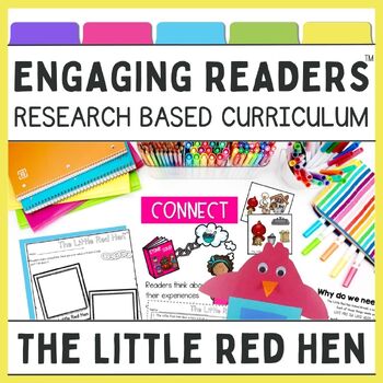 Preview of The Little Red Hen Activities - Craft, Sequencing and Reading Comprehension