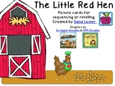 Little Red Hen Story Cards {Free}
