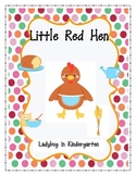 Little Red Hen Story Retell and Writing