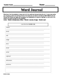 Little Red Hen Word Journal