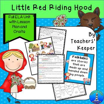 Preview of Little Red Riding Hood Literacy Unit