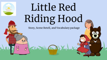 Preview of Little Red Riding Hood:  A No-Prep Literacy/Drama Package for Google Slides