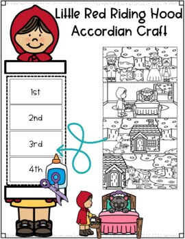 Preview of Little Red Riding Hood Sequence Accordion Activity