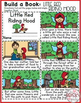 Fairy Tales Kindergarten Little Red Riding Hood Activities by The ...