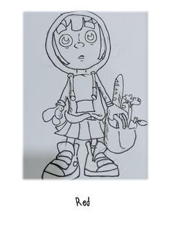 Preview of Little Red Riding Hood (Colouring pages)
