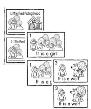 Little Red Riding Hood Emergent Reader Sight Word Poem Combo Tpt