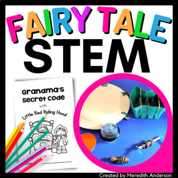 Preview of Little Red Riding Hood Fairy Tale STEM Activity