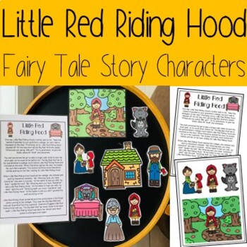 Little Red Riding Hood- Fairy Tale Story Card and Characters | TPT