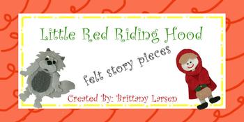 Preview of Little Red Riding Hood Felt Pieces