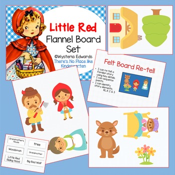 Little Red Riding Hood Flannel Board Set by There's No Place Like ...