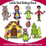 Little Red Riding Hood Inspired Clip | Clipart Commercial Use