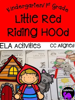 Preview of Little Red Riding Hood Literacy Pack for Kindergarten and First Grade