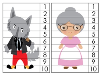 Little Red Riding Hood lógica Puzzle 1 jugador Brainteaser para niños pequeños 