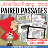 Little Red Riding Hood Reading Paired Passages, Fairy Tale