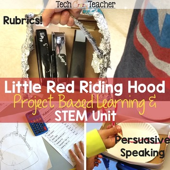 Preview of PBL with STEM: Little Red Riding Hood Build a Basket with Persuasive Writing