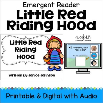 Preview of Little Red Riding Hood Reader Simple Fairy Tale Reader Activities Early Readers
